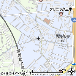和歌山県和歌山市粟229周辺の地図