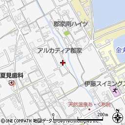 香川県丸亀市郡家町1393-28周辺の地図