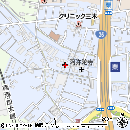和歌山県和歌山市粟315周辺の地図