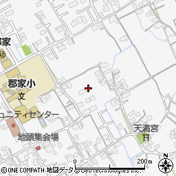 香川県丸亀市郡家町1183-B周辺の地図