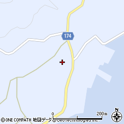 愛媛県越智郡上島町岩城364周辺の地図