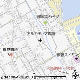 香川県丸亀市郡家町1393-31周辺の地図