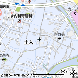 和歌山県和歌山市土入152周辺の地図