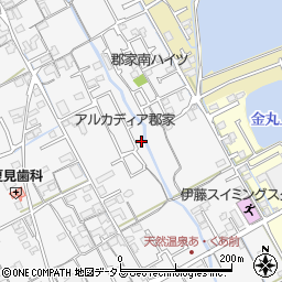 香川県丸亀市郡家町1393-35周辺の地図