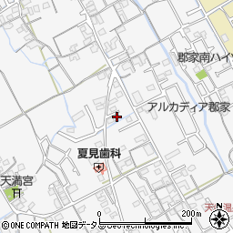 香川県丸亀市郡家町1286-7周辺の地図