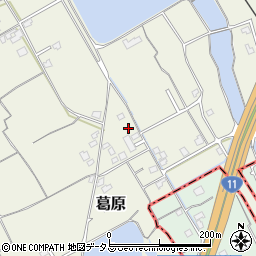 香川県仲多度郡多度津町葛原258周辺の地図