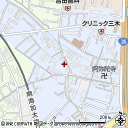 和歌山県和歌山市粟230周辺の地図
