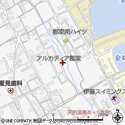 香川県丸亀市郡家町1393-27周辺の地図