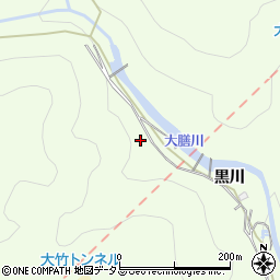 広島県大竹市小方町（黒川）周辺の地図