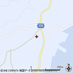 愛媛県越智郡上島町岩城319周辺の地図