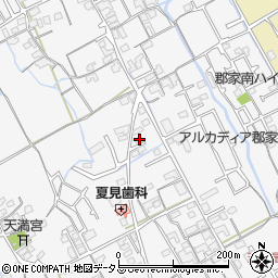 香川県丸亀市郡家町1286周辺の地図