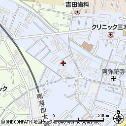 和歌山県和歌山市粟223周辺の地図