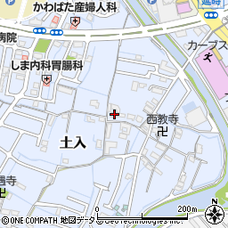 和歌山県和歌山市土入62周辺の地図