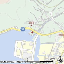 愛媛県今治市大三島町明日176周辺の地図