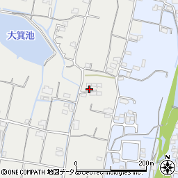 香川県木田郡三木町田中2862周辺の地図