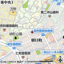 広島県呉市朝日町11周辺の地図