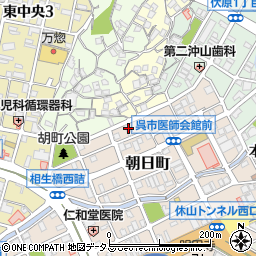 広島県呉市朝日町11-3周辺の地図