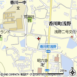 香川県高松市香川町浅野1238周辺の地図