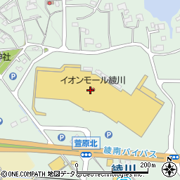 サイゼリヤイオンモール綾川店周辺の地図