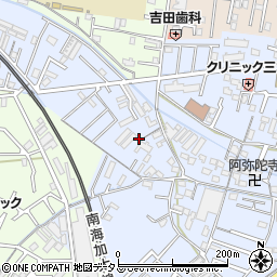 和歌山県和歌山市粟157周辺の地図