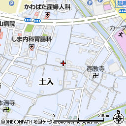 和歌山県和歌山市土入36周辺の地図
