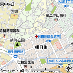 広島県呉市朝日町11-5周辺の地図