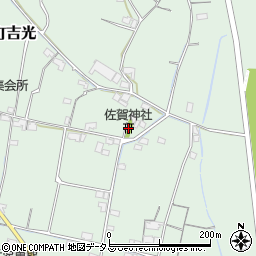 佐賀神社周辺の地図