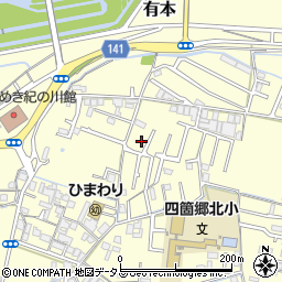 和歌山県和歌山市有本406-31周辺の地図