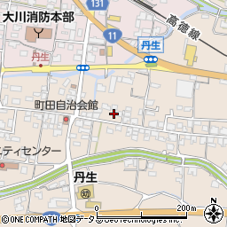 香川県東かがわ市町田680-1周辺の地図
