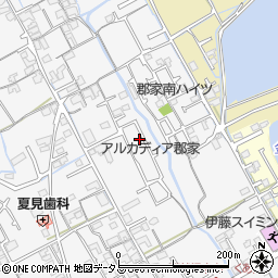 香川県丸亀市郡家町1393-11周辺の地図