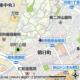 広島県呉市朝日町11-6周辺の地図