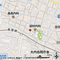 ひだまり調剤薬局　三本松店周辺の地図
