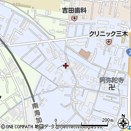 和歌山県和歌山市粟231周辺の地図