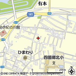 和歌山県和歌山市有本406-29周辺の地図