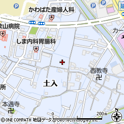 和歌山県和歌山市土入34周辺の地図