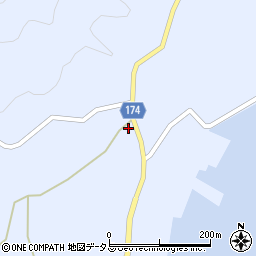 愛媛県越智郡上島町岩城322周辺の地図