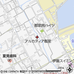 香川県丸亀市郡家町1393-8周辺の地図