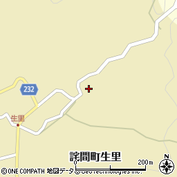 香川県三豊市詫間町生里286周辺の地図
