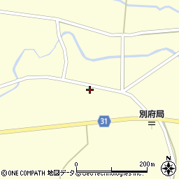 秋芳名水特産品直売所周辺の地図