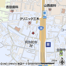 和歌山県和歌山市粟278周辺の地図