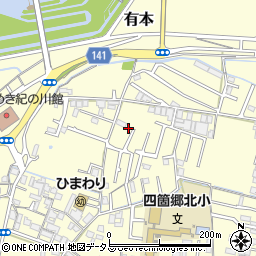 和歌山県和歌山市有本406-27周辺の地図