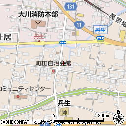香川県東かがわ市町田62-1周辺の地図