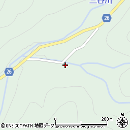 山口県山口市徳地三谷1952周辺の地図