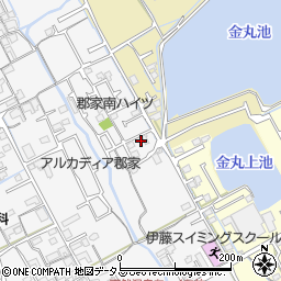 香川県丸亀市郡家町1602周辺の地図