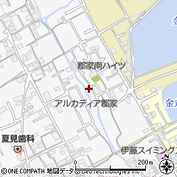 香川県丸亀市郡家町1582-7周辺の地図