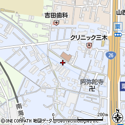 和歌山県和歌山市粟297周辺の地図