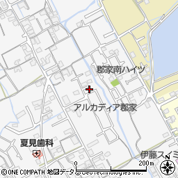 香川県丸亀市郡家町1393-3周辺の地図