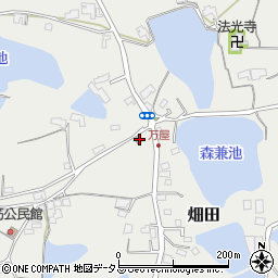 香川県綾歌郡綾川町畑田1893-3周辺の地図