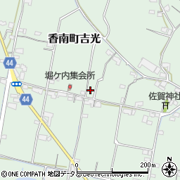 香川県高松市香南町吉光537-1周辺の地図