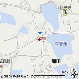 香川県綾歌郡綾川町畑田1893-7周辺の地図